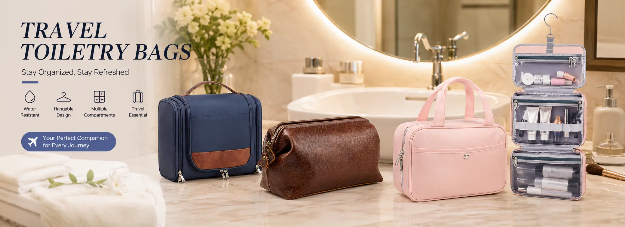 Custom travel bag collection