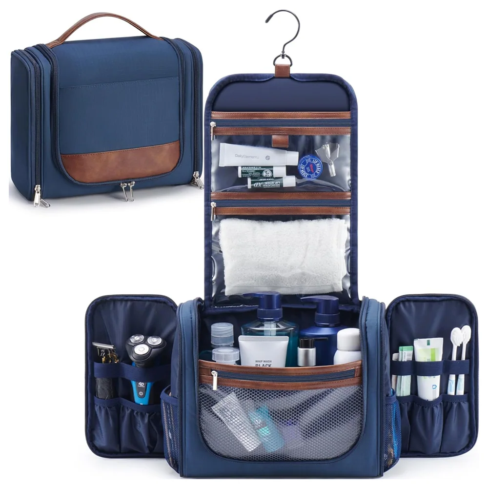Blue Travel Hanging Toiletry Bag TTB-08 color SKU