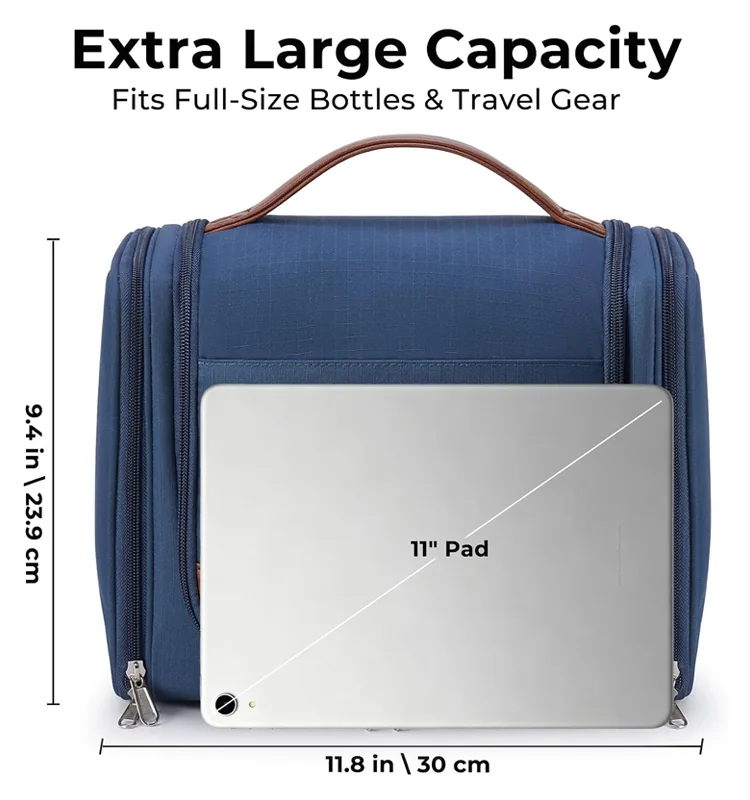Large-capacity travel wash bag dimensions